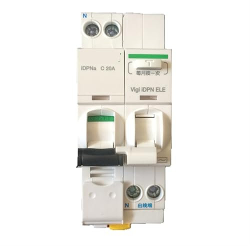 Disjoncteur électrique MCB IDPNa 1P+N Mini avec protection contre les fuites 30mA ELE 6A 10A 16A 20A 25A 32A 40A 1Pcs(10A)