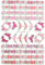 Rico Design Glanzbilder - Stanzpapier 7x25 cm Papier Scrapbooking Grußkarten Geschenkverpackungen Verzierung Kreativarbeiten Rosenbordüren