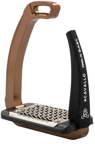 ACAVALLO Sicherheitssteigbügel Rel-X Easy, Bronze