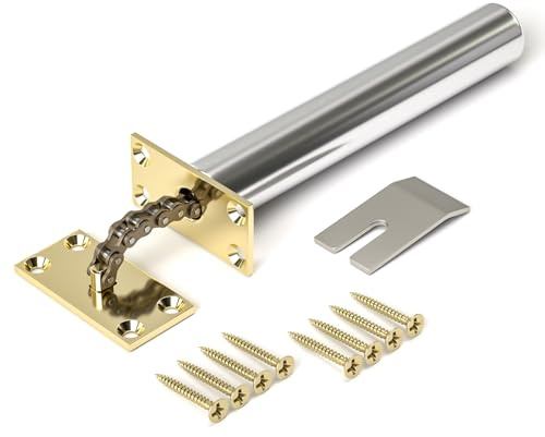 Bwintech 1 Pc Gold Finishing Door Closer for Internal Doors,Suitable for Kitchen Cabinets,Wardrobe Doors Spring Soft Close