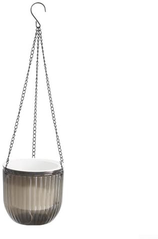 Riego automático con diseño transparente, para jardineros que buscan soluciones de bajo mantenimiento (tamaño mediano)