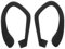 FUNNETOYU 1Pair Secure Silicone Ear Hooks for Earbuds Slip Grip for Running Gym Jogging Cycling Comfortable Fit Loss Prevention Compatible with Earphones