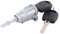 Yurefax Barillet de serrure de porte côté conducteur avant droit avec 2 clés, for Golf, Mk4, for Bora, for Fox Fabia New, for Beetle, for Transporter T5 1U0837168 Actionneur de verrouillage de porte d