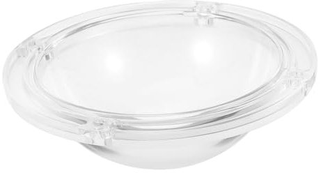 SHINEOFI Cubierta de Pantalla Jardín LED Funda Redonda Transparente de Pc para Lámparas Protección y Resistente Corrosión Accesorio para Lámparas de Exterior y Patio