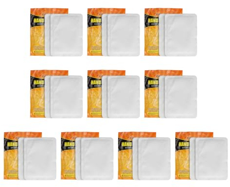 20pcs Hand Body Warmers with Adhesive Backing Long Lasting Safe Air Activated Warmers