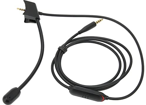 Pongnas Hochwertiges Kabel-Boom-Mikrofon mit Rauschunterdrückung für QC35 QC35 II Gaming-Headsets – Flexibel mit Kontrolle