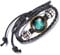 Feilok Elegant 12 Sternbild Löwe Unisex Verstellbar Armbänder Armband Legierung Leder Beads Seil Armkette Armreif, Farbe: Schwarz und Blau