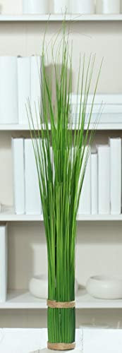 DPI künstliches Stehgras Bündel, Deko Gräser H. 60cm D. 7cm grün WA