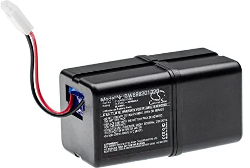 vhbw Akku kompatibel mit bObsweep WP460011RO, WJ540011, Junior, Bob PetHair Staubsauger (2600 mAh, 14,8 V, Li-Ion)