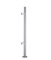 Stainless Steel Balustrade 900mm High with Glass Clamps,Decking Landing Staircase Brushed Metal (End Post)