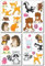 Samunshi® Wandtattoo Wald Tiere Set Wandbilder Kinderzimmer Deko Junge Wandtattoo Kinderzimmer Mädchen Wandsticker Kinderzimmer