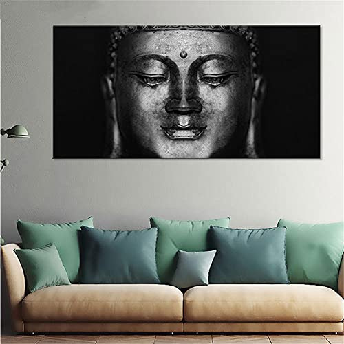 DIY 5D diamond painting Kits grande Bouddha blanc noir peinture diamant pour Adulte Complet Cristal Strass Broderie Point de Croix Arts Craft pour la décor murale à la maison Round drill 90x180cm