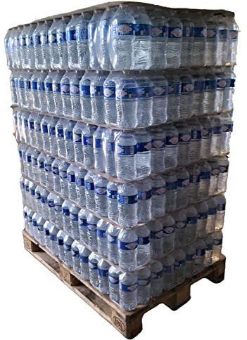 Palette eau Cristalline 126 * 6 bouteilles-1L Cristaline - IDEAL Chantiers BTP