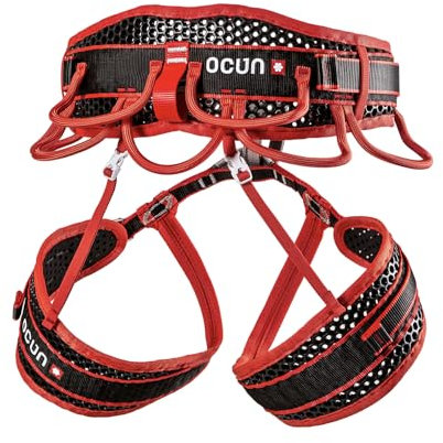 Ocun WeBee Bigwall Klettergurt, red-Black, XS-M