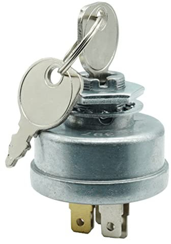 abczok Craftsman Interrupteur d'allumage pour Tracteur Tondeuse MTD Craftsman, John Deere, Toro, Snapper, Scag avec 3 Positions et 5 Termes