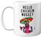 Stuff4 Funny Mugs - Hello Chicken Nugget Mug - Joke Novelty Gifts for Men, Rude Meme Mug, Funny Gifts for Women, Birthday Him Her, 11oz Ceramic Dishwasher Safe