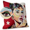 Kissenbezug Dekokissen Kissen Sofakissen Kissenbezüge Kissenhülle Gobelin Motiv Audrey Hepburn 45x45cm mit Füllung
