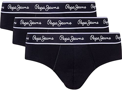 Pepe Jeans Herren Pepe Bf 3P Boxershorts, Black, L