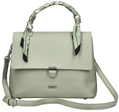 Rieker Damen H1605 Henkeltasche, grün