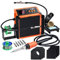 Soldering Station with Solder Fume Extractor, Preciva Soldering Iron with Helping Hands, LCD Digital Display, Adjustable Temperature 200-480℃ with Sleep Mode, 5pcs Soldering Tips