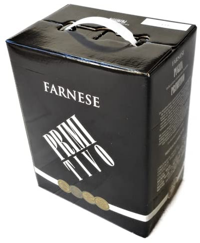 Primitivo Puglia IGP 2021 Bag-in-Box 5l von Fantini/Farnese, trockener Rotwein aus Apulien