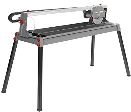 GRAPHITE Fliesenschneidemaschine Fliesen- und Steinschneider 1200W, 230x25, Schneidbereich 1000 mm, Klinge: 230 mm x 25 mm, 2950 pro Minute, max Schnitttiefe 90º/45º 43/37 mm