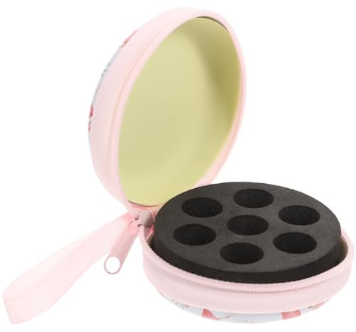 Mipcase Organisateur Portable pour Bouteilles Huiles Essentielles Sac De Rangement Pratique Pochette De Stockage pour Flacons Aromathérapie pour Voyages Et Utilisation Quotidienne