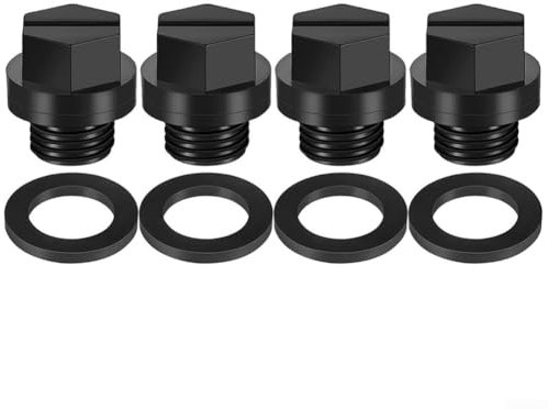 HEIBTENY 4 Stück Pool Ablassschraube Pool Pump Parts Teile Für Poolpumpen, Rohrstopfen, Ablassstopfen mit Dichtungen Für Hayward SP1800X / SP1750 / SP1775