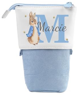 Wamantic Personalisierte Federmäppchen Teleskopisch Mäppchen für Mädchen Federmäppchen Reißverschluss Jungen Ständer Bleistifthalter mit Namen Stifteköcher Schulbedarf (Stil-9)