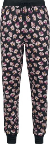Alice im Wunderland Cheshire Cat - We're All Mad Here Frauen Pyjama-Hose schwarz