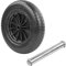 KCT Puncture-Proof 14 Inch Wheelbarrow Wheel, Tyre & 128x20mm Axle Kit Replacement Set