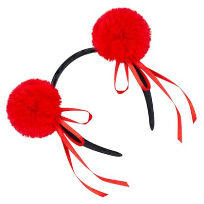 divuukyi Cartoon-Haarband, Cosplay-Haarteile, bequemer Stoff-Kopfschmuck für Damen, Kostüm, Kopfbedeckung für Festivals und Partys