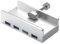 4 In 1 Clip Docking Station 5Gbit / S USB3.0 Konzentratoradapter Aluminiumlegierung Externer Multi Port Typ C USB Splitter