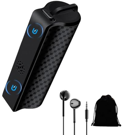 Mini Diktiergerät 128GB mit Geräuschunterdrückung – Tragbarer Voice Recorder mit Magnetbefestigung, EIN-Knopf-Bedienung, ideal für Vorlesungen, Meetings & Interviews