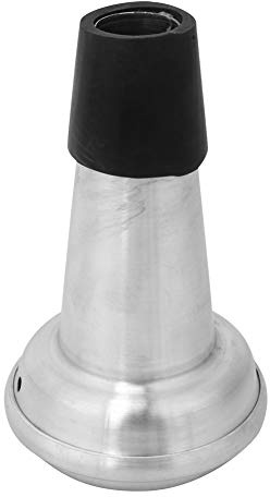 Cryfokt Trompetendämpfer aus Sordino-Aluminiumlegierung Zum Üben, Gerader Trompeten-Tonreduzierer, Kompakt und Tragbar für Blechblasinstrumente