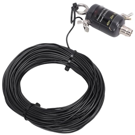 Aolidsive K5 Antenna Short Wave Antenna 3 to 30MHz Portable QRP Wideband End Feed Half Wave for Ham Radio Quick Deployment Multi Frequency Bands with Storage Bag