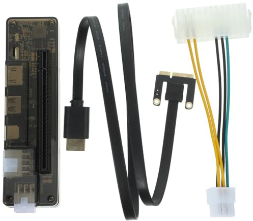 Station D'accueil pour Carte Vidéo Pci-e X16 Portable pour Ordinateur | Adaptateur Externe Compatible Divers Systèmes, Prend en Charge de Nombreuses Cartes Graphiques, ABS et Pcb Style Aléatoire