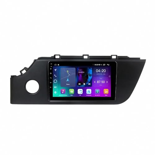 Auto-Multimedia-Player 2 Din für Kia Rio 4 IV FB 2020-2021 Carplay Bildschirm für Apple/Android Auto/Airplay/Mirror Link, Wireless Touchscreen GPS, 8 Kern 4G+64G