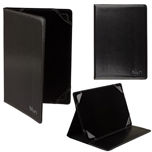 blun UNT Universal 7 Tablet PC Eco - Leder - Gelenktasche/Deckel mit Ständer schwarz