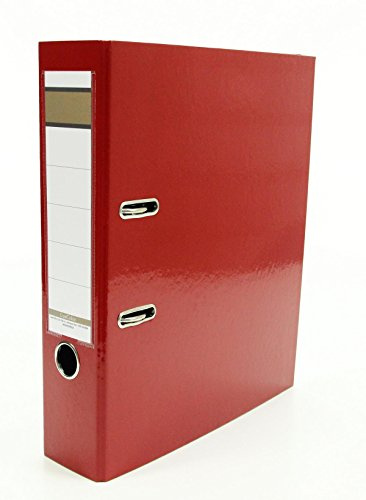 Livepac Caribic Glanz-Ordner / DIN A4 / 75mm breit / Farbe: bordeaux