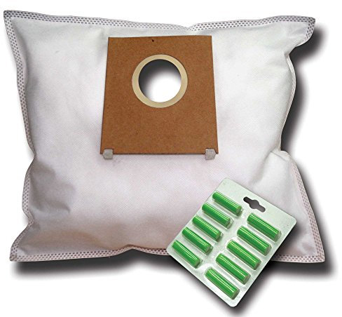 10 Staubsaugerbeutel + 10 Duftstäbe geeignet für Siemens VSZ7330/08 Z7.0 Family Allergy Plus - kompatibel zu Swirl S 67 S67