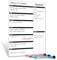 Magnetic Innovations A3 Magnetic Weekly Planner Fridge Whiteboard, Family Meal Planner and Shopping List - Memo Board for Appointments and Reminders