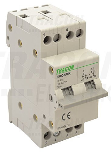 Conmutador modular i-0-ii 16, 32, 63A 1-4 polos (SVK2-63)