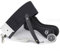 Extra breite schwarze Lederriemen Rasiermesser Set 3-Teilig mit Leder Streichriemen und Schleifpaste