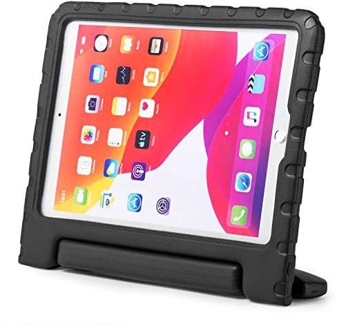 Brand.it iPad Hülle Kinder Learn.it - geprüft in Deutschland stossfest und robust aus Schaumstoff - ideal für Schule und Unterricht - Passend für iPad 10.2 Kinderschutzhülle schwarz