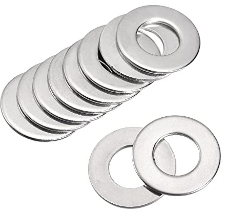 Sourcingmap, rondella piatta in acciaio inox 316, diametro 5/8 x 33 mm, diametro 316, 15 pezzi