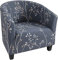 Wannenstuhlbezug Sesselschoner Club Chair Cover Stretch Sesselüberwurf Muster Cocktailsessel Elastisch Sesselbezug Clubsessel Bezug Husse Sofabezug Weiche Anti-rutsch (Color : #18)