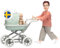 Lundby Puppenhaus - Puppen Papa mit Biegepuppe Baby und Miniatur Kinderwagen - Puppenhaus Zubehör - Biegepuppen - Figuren - Maßstab 1:18