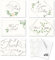 Rileys & Co Dankeskarten für Hochzeit mit Umschlag & Aufkleber - je 50 Stück - 5 verschiedene Designs - hochwertige Thank You Cards - Perfekte Dankeschön Karte für Hochzeit - 15,2 x 10,2cm (Silber)