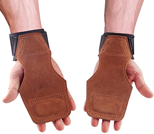 Muñequeras para levantamiento de pesas, correas para un soporte de agarre máximo, guantes y almohadillas de agarre para peso muerto